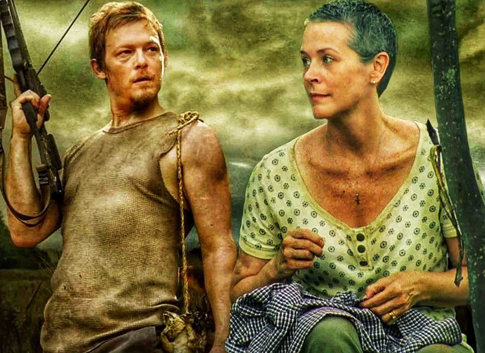 LhMendes8's tweet photo. Carol Peletier e Daryl Dixon ❤🥰❣
#Seanson 1🥰🥰
#CARYL https://t.co/21c9nVOBZ4