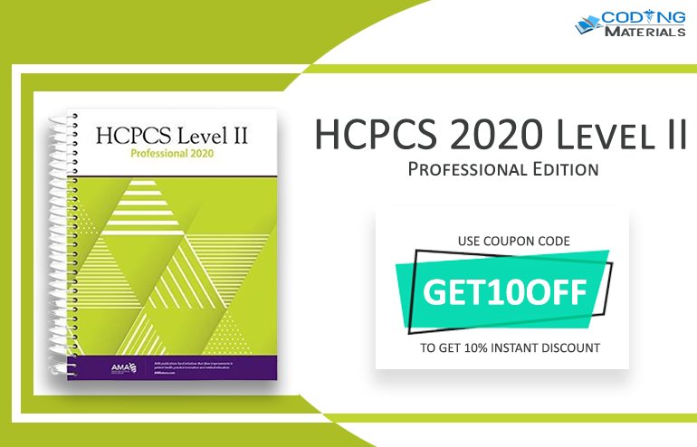CodingMaterials's tweet image. Spend $104 and own an updated #HCPCS 2020 Level II Professional Edition. How? Simple, Visit Coding Materials and place your order! Get upto 10% discount on all your purchase by ordering right away.
Link: t.ly/g9Yz3
#medicalcode #medicalexam #study #education #2020