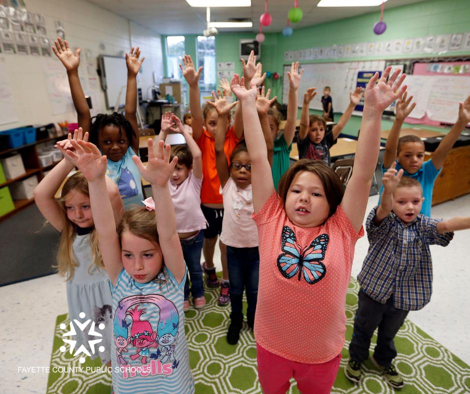 FCPSKY's tweet photo. Raise your hand if you're excited for the first day of school! Teachers and staff across the district look forward to welcoming students to school TOMORROW (Wed. 8/14). Find answers to your back to school questions here: https://t.co/ExiSyqG4IS. #FCPSFirstDay19 https://t.co/J80xyKICnl