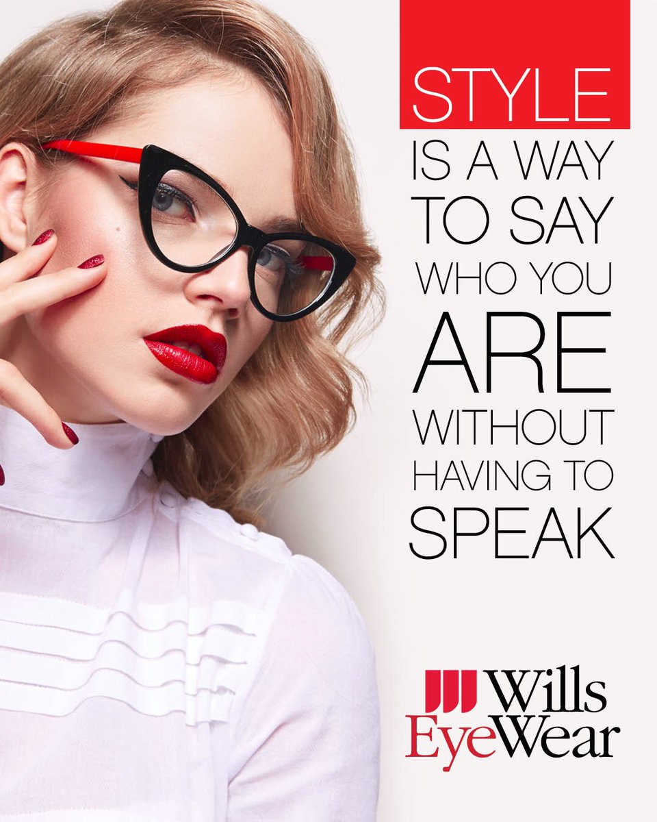 WillsEyeWear's tweet photo. Create your own #style and make a statement. #speakyourmind #sayitwithstyle #onlythebest #eyewear #glasses #frames #designer #fashion #model #pose #philly #optical #seebetter #lookbetter @Wills_Eye https://t.co/xISBUFDbym