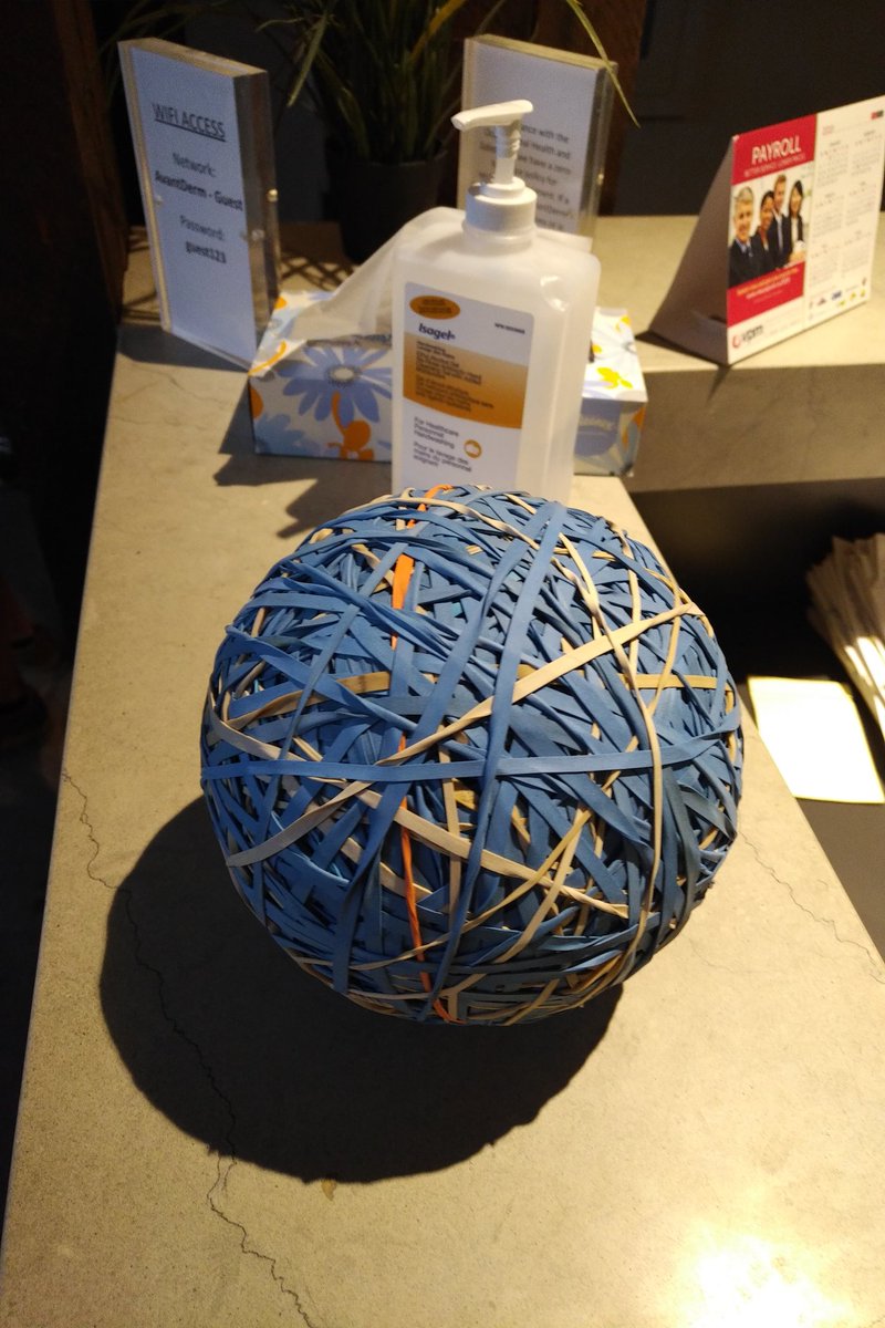 TOCorporateRun's tweet photo. Tuesday tips. What to do with all those elastic bands that come into your office? Check out this growth since 2010! #TuesdayTips #officefun #workplacestuff #stuffhappensatwork https://t.co/T3MBWrnmWv