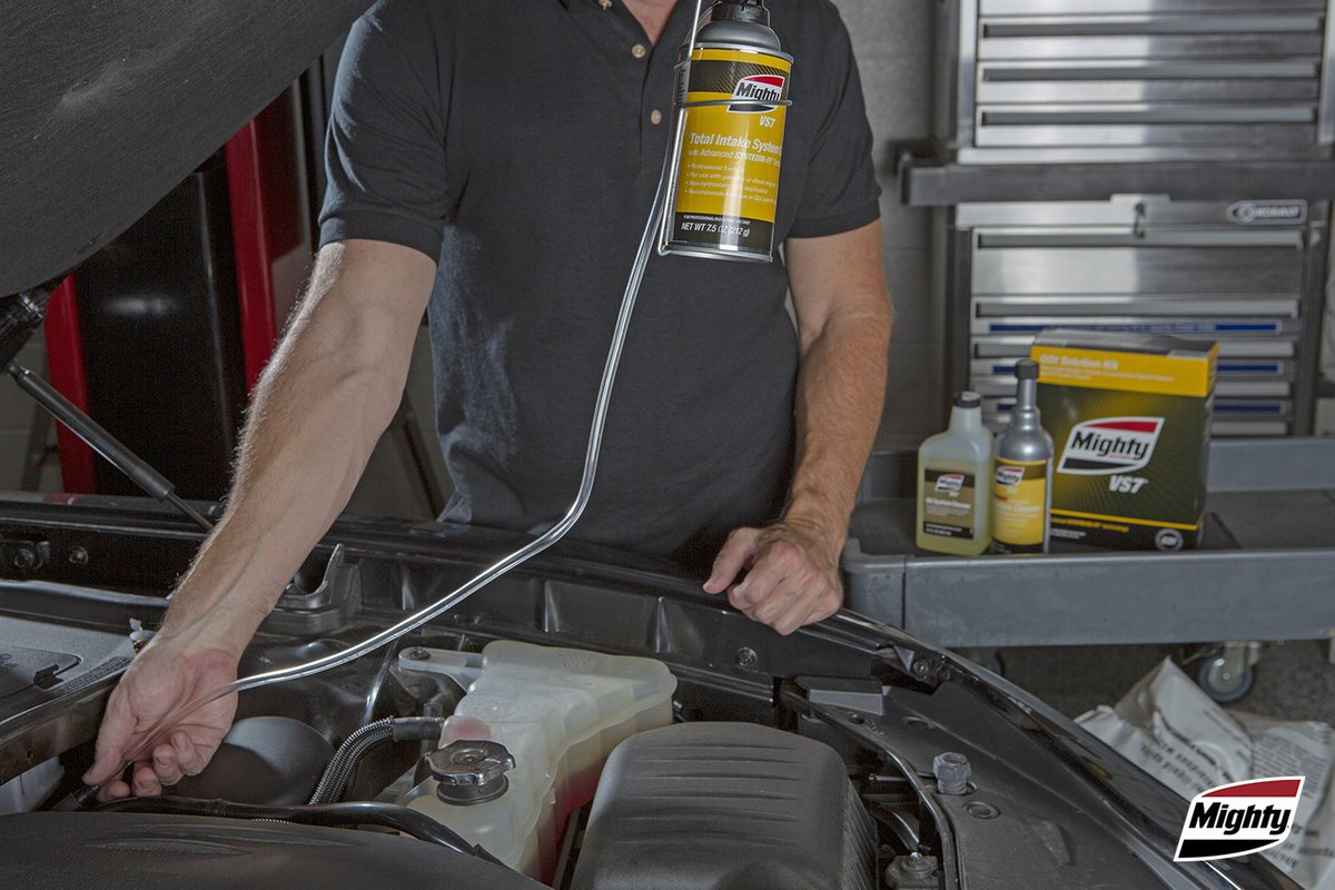theMightyPros's tweet photo. The Mighty VS7Ⓡ Total Intake System Cleaner with advanced SYNTEUM-FI™ Technology is a part of our ultimate 2-step #FuelSystem cleaning service. It provides COMPLETE intake system cleaning. Contact your local #Mighty distributor to learn more! https://t.co/BeKumU4HWb https://t.co/LwhpQoebhK