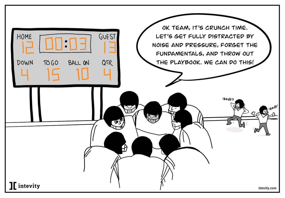 intevity's tweet photo. Success in high pressure situations demands discipline, focus and teamwork. It wouldn't make sense in any team sport to just throw out the playbook when it matters most, so why do it at work? Still not winning? Add Intevity to your next huddle! https://t.co/34qwm9kPXe