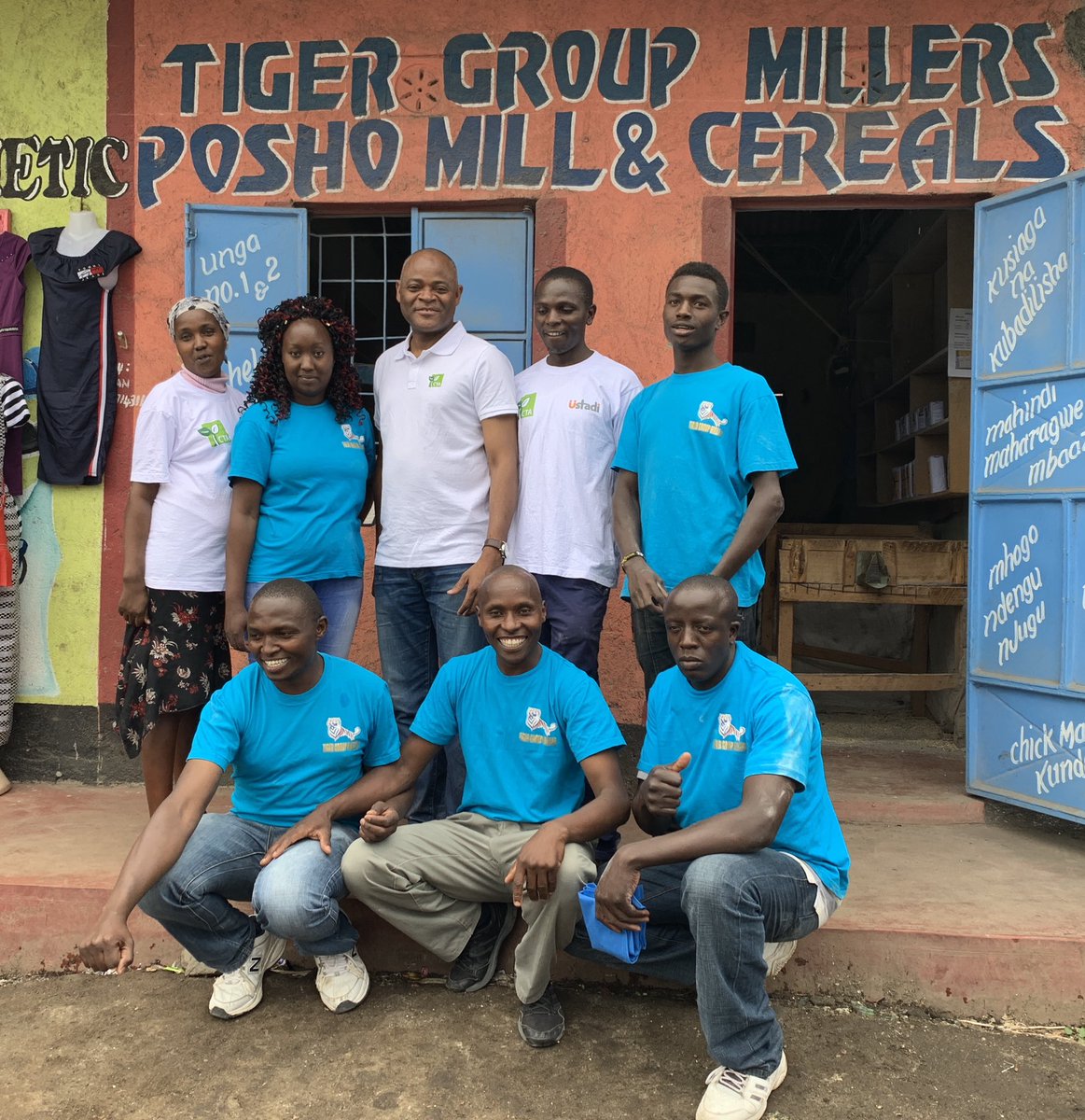 kenloh's tweet photo. With a great #Nakuru #youth group beneficiary of @VijabizKenya - they are involved in different businesses, took a loan when needed, reimbursed, set up a new #cereal business with branded products supported by Vijabiz, make profits, all employed by the business #TheYouthWeWant https://t.co/iNoHiY9ekj