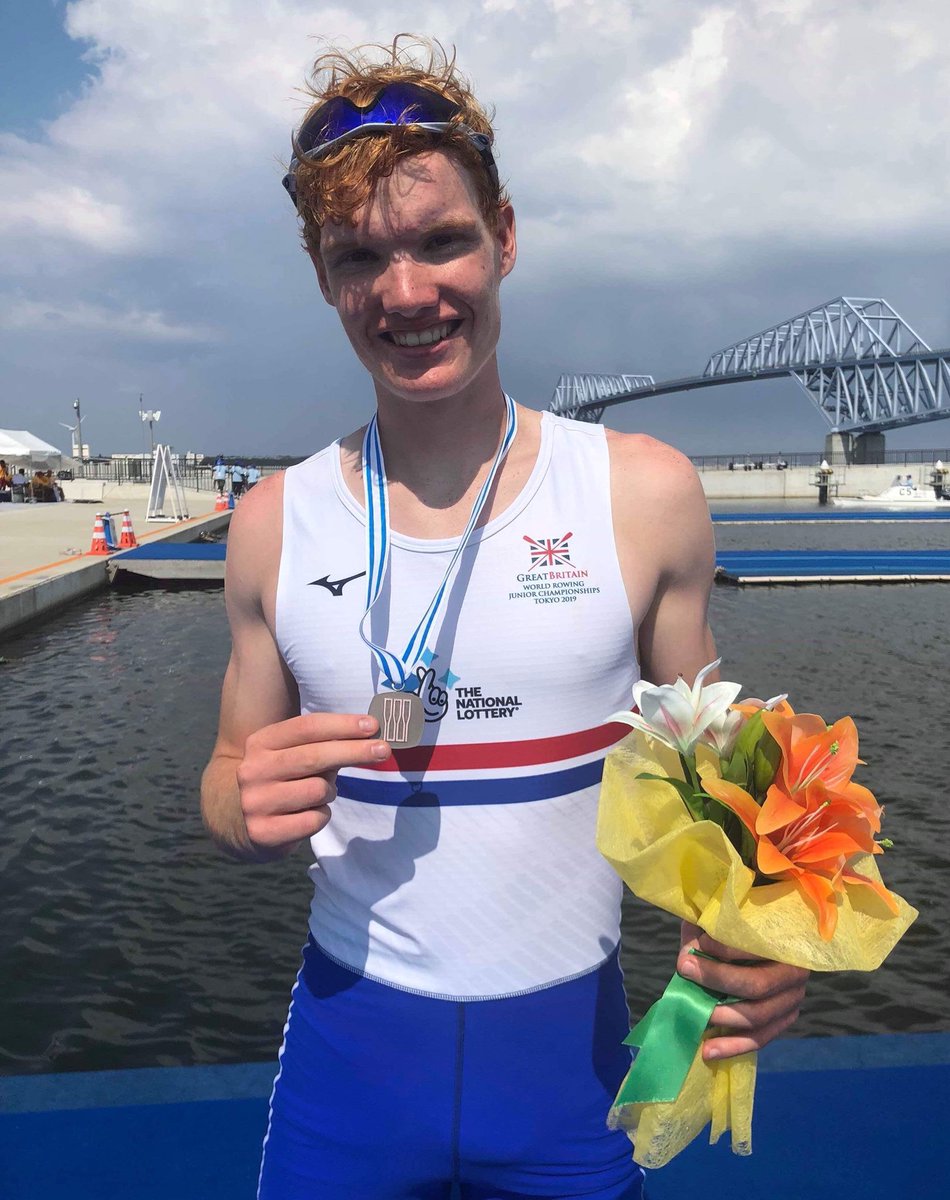 Congratulations to <a href="/MonSchBoys/">Monmouth Boys</a> student, Iwan, who has won a bronze medal for Great Britain at the World Rowing Junior Championships in Japan.
Iwan, a sports scholar, stroked the GB VIII in Tokyo. <a href="/BritishRowing/">British Rowing</a> @MonBoysSport <a href="/MonBoysHead/">Simon Dorman</a>