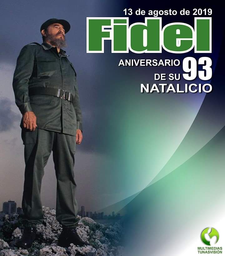 MinagCuba's tweet photo. 13 de Agosto para la eternidad. Viva Fidel¡¡ Gracias Comandantebpor tu legado y amor incondicional hacia este pueblo #PorSiempreFidel. https://t.co/hPcDHVh2wD