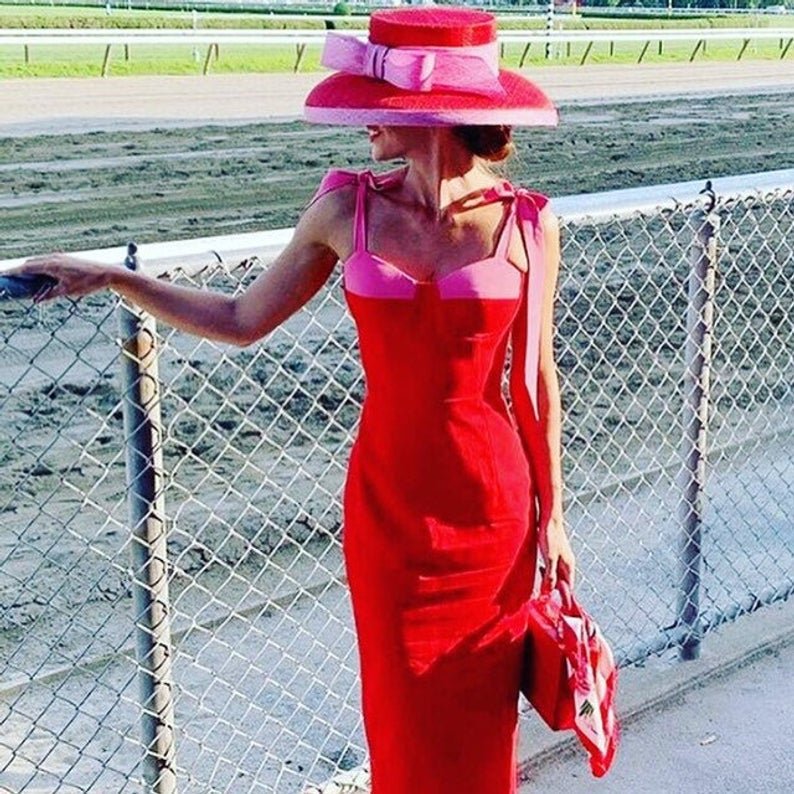 traylor_amy's tweet photo. Race day perfection! Whitney Weekend in Saratoga. #Saratoga #georgycollection #bespoke #kentuckyderby https://t.co/p6MS3QI7Lc