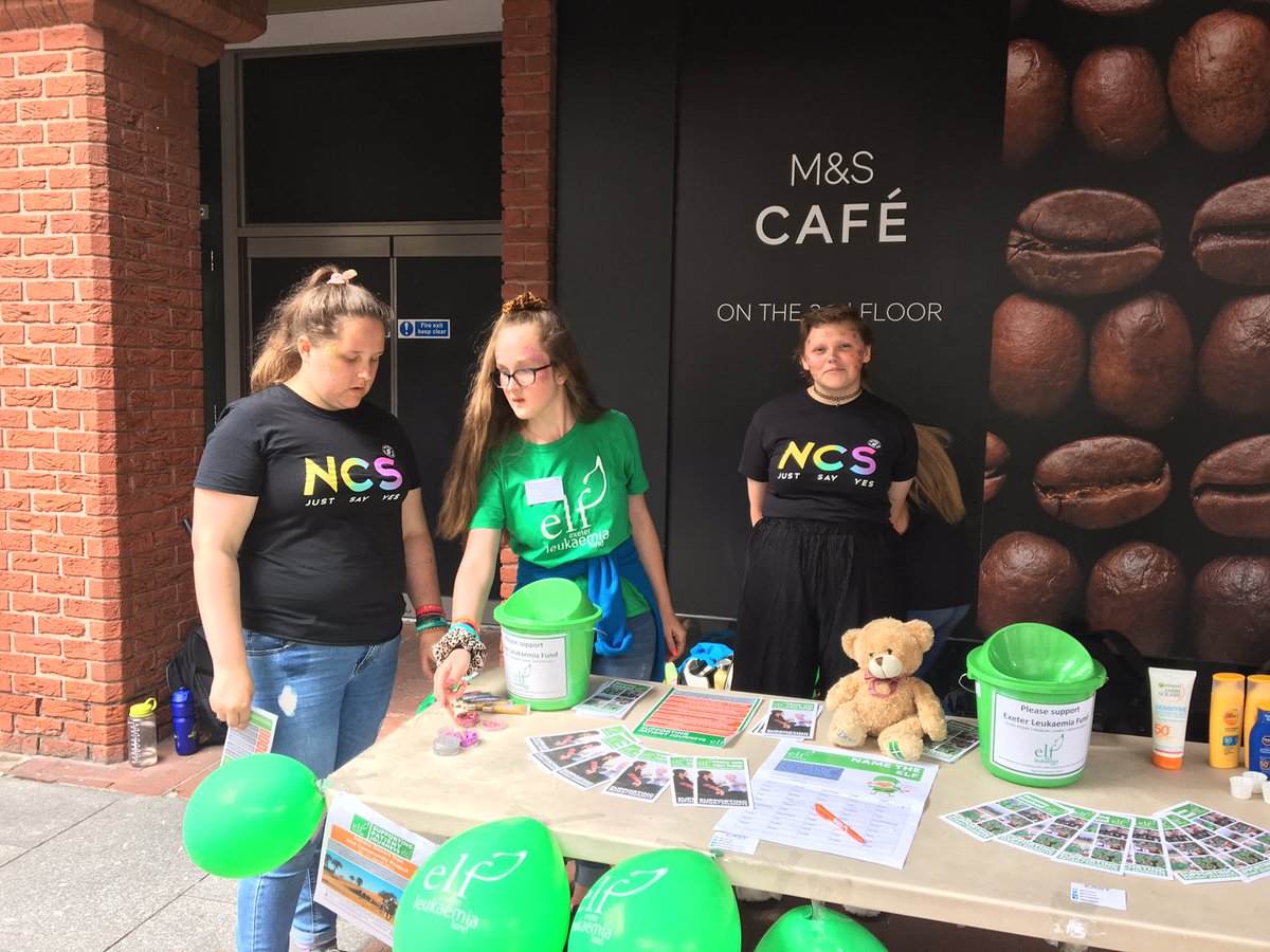 EarlyEasy's tweet photo. The T Shirt game is strong                          @elfcharity #cancerawareness #exeter #fundraising https://t.co/WFNdCJsB8E