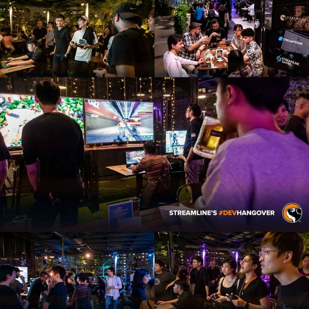streamlinenews's tweet photo. Another Streamline's #DevHangover last week! We had Ammobox Studios and Bake 'n Switch showcasing this time. Thank you all for coming by! 🤖 #winningtogether #gamedev #gamesindustry #indiedev #gamedevelopment #MyGameOn #supportlocalgames https://t.co/Z5JFdwPW7K