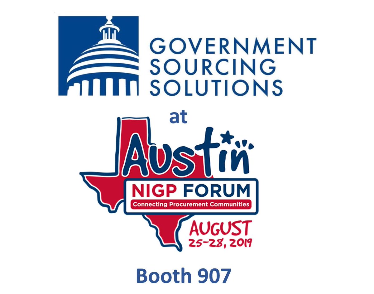 GSSGov's tweet image. The NIGP Forum is only 12 days away, and our team is looking forward to connecting with our peers across the procurement community in Austin, TX! 
govsourcing.com
#procurement #purchasing #sourcing #SLED #stateandlocal