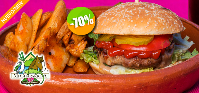 CupocityMexico's tweet photo. Disfruta de un Emocionante Tour de Canopy en las montañas de Sayulita que te hará derrochar adrenalina y Para culminar una Hamburguesa de Res con Papas en Gajos + un Refresco o Agua Artesanal por sólo 500 pesos!!! Compra tus cupones aqui https://t.co/56R8MFI0MF https://t.co/SVP6I4s77P