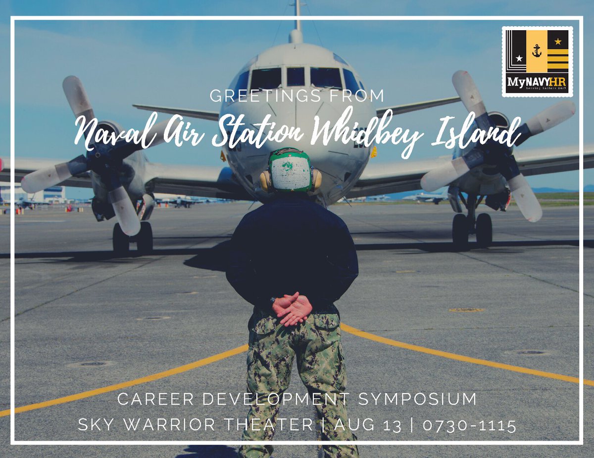 MyNAVYHR's tweet photo. ☀️ Good Morning Whidbey Island! ☀️
☕️ Join us this morning at Sky Warrior Theater to take charge of your career!
#CDSPNW @USNavy @NavyMCPON @usnheaddetailer @NASWhidbeyIslan @chinfo @CEOofHappYness https://t.co/x74mo4ifiw