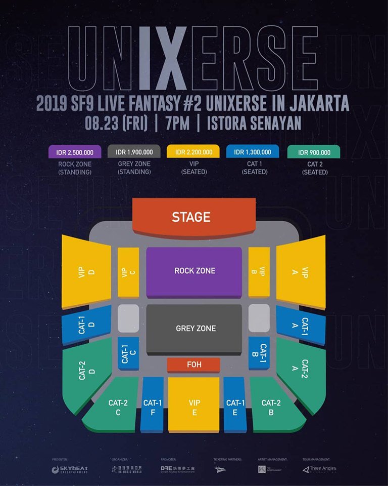 koreanindo's tweet photo. Tickets to “2019 SF9 LIVE FANTASY #2 UNIXERSE IN JAKARTA” available via https://t.co/OdlPhzjyUr and https://t.co/W3Dnq6OIed

#SF9 #SKYBEATSENTERTAINMENT #HRMUSICWORLD #FANTASY #UNIXERSE @Skybeat_ENT @TIMURproduction https://t.co/o0OsNW78Zh