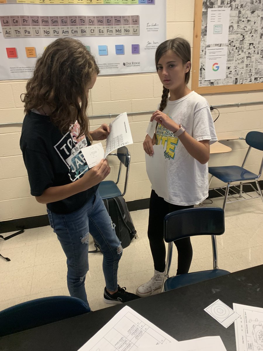 CHS_Cagle's tweet photo. Mr. Steinke’s class is doing an engaging structure of Quiz Quiz Trade to identify atoms from their atomic structure. @KaganOnline #OneTribe #CCL #engagement #notanotherworksheet https://t.co/MoWQnMhEkA