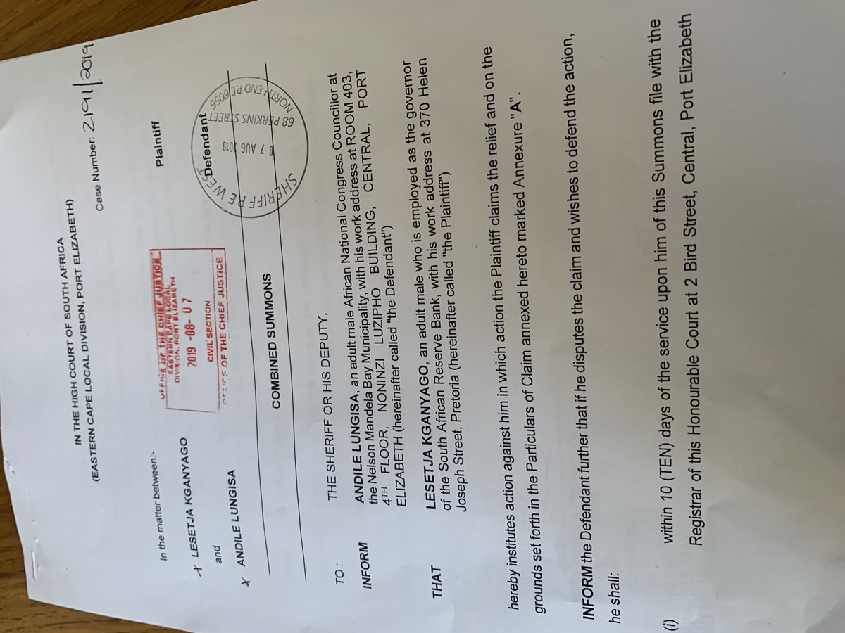 We have entered the realm of the absurd. The governor of the Reserve Bank is suing me for R500k because I correctly characterized him and his ilk as useful idiots of settler capital.
CounterRevolutionaryLawfare