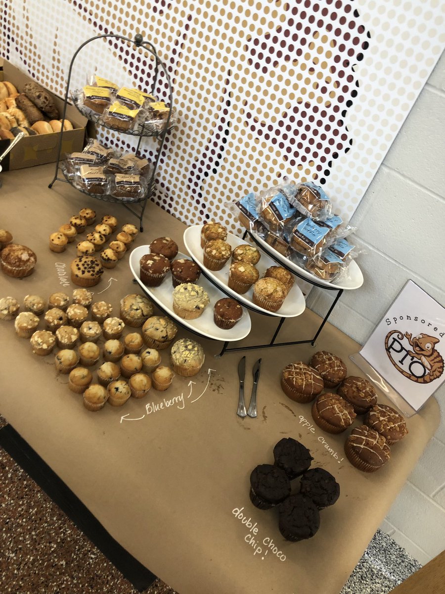 MrsPotterIC's tweet photo. The CYE PTO spent some time loving on the awesome teachers & staff @CanyonCreekOPS Opening a building is a ton of work and your PTO & community members appreciate all the hard work & hours you have put in for our kids! #OpenForBusiness #MyOlatheSchools #Back2SchoolBreakfast https://t.co/VSFlVFWkBL