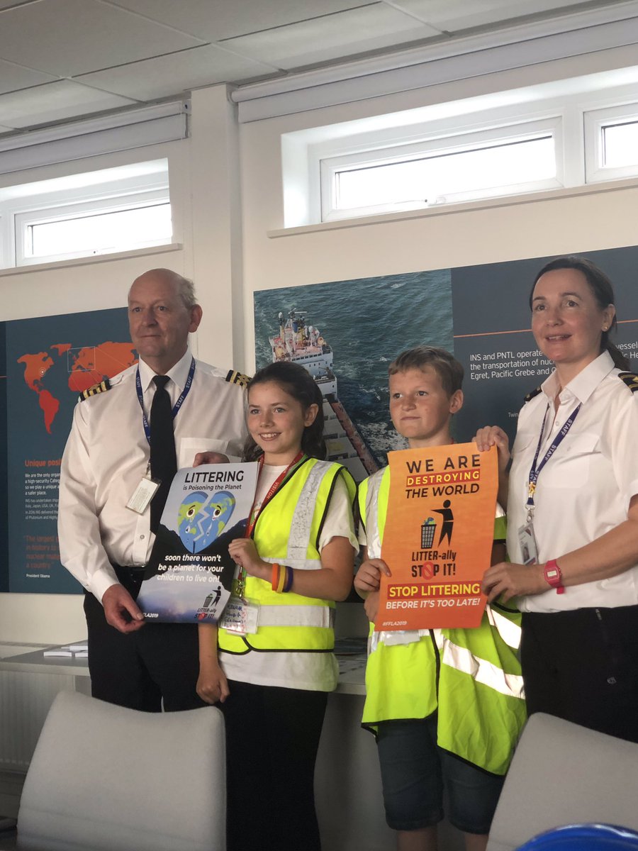 ItLitterally's tweet photo. Group 4, the IT Crowd visited INS this morning.  They met the captains, had a tour around the ships and listened to 2nd Mate Kate talk about life at sea. #FFLA2019 #futureSeaLeaders https://t.co/VWUJ4lDKUb
