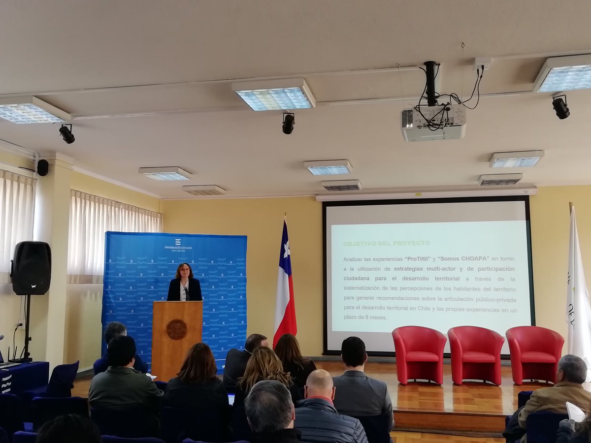 Se requiere voluntad pública y un cambio en la política publica, dice  <a href="/dmlynarz/">Danae Mlynarz Puig</a> en seminario sobre investigación de experiencias multi actor para el desarrollo territorial: Pro Til Til y Somos Choapa