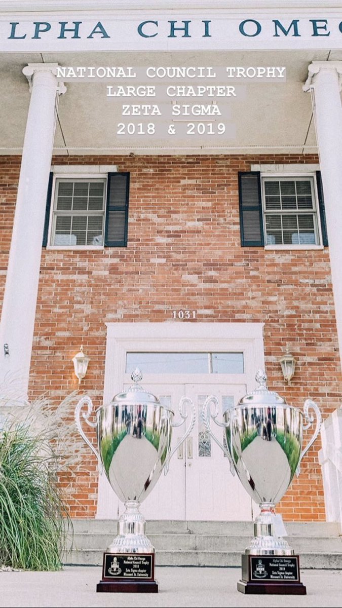 AXOZetaSigma's tweet photo. We are SO proud to announce that we have recieved the large chapter National Council Trophy for the second year in a row! Honored that the National president of AXΩ delivered the news and trophy herself. We cannot wait to see what the rest of this year holds at Zeta Sigma! ⭐️ https://t.co/qZZ1midDmQ
