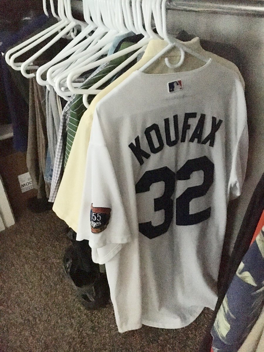 HankMcIntire's tweet photo. @Doogievet Thanks. My favorite lefty, actually. Here’s proof from my closet. #sandykoufax https://t.co/cec25AuPR2