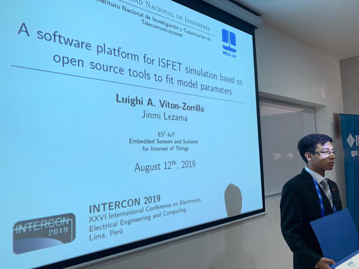 INICTEL_UNI's tweet photo. 🔹Iniciaron las conferencias de la #Intercon 2019
⬇ Dos profesionales de nuestra institución: Ing. Luighi Vitón Zorrilla y Roy Prosopio Galarza, expusieron sus artículos científicos.
Lea la nota: https://t.co/1WBUYlAwTj
#Intercon2019 #Tecnología #Innovación https://t.co/PR0FiPj1Jz