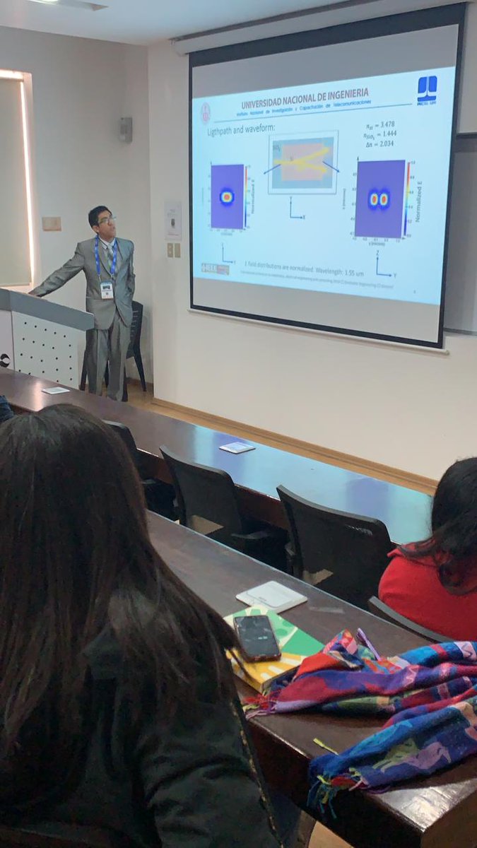 INICTEL_UNI's tweet photo. 🔹Iniciaron las conferencias de la #Intercon 2019
⬇ Dos profesionales de nuestra institución: Ing. Luighi Vitón Zorrilla y Roy Prosopio Galarza, expusieron sus artículos científicos.
Lea la nota: https://t.co/1WBUYlAwTj
#Intercon2019 #Tecnología #Innovación https://t.co/PR0FiPj1Jz