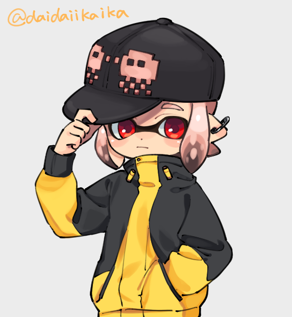 インクリング ,イカガール(スプラトゥーン) 「よその子4 」|かぁちゃんのイラスト