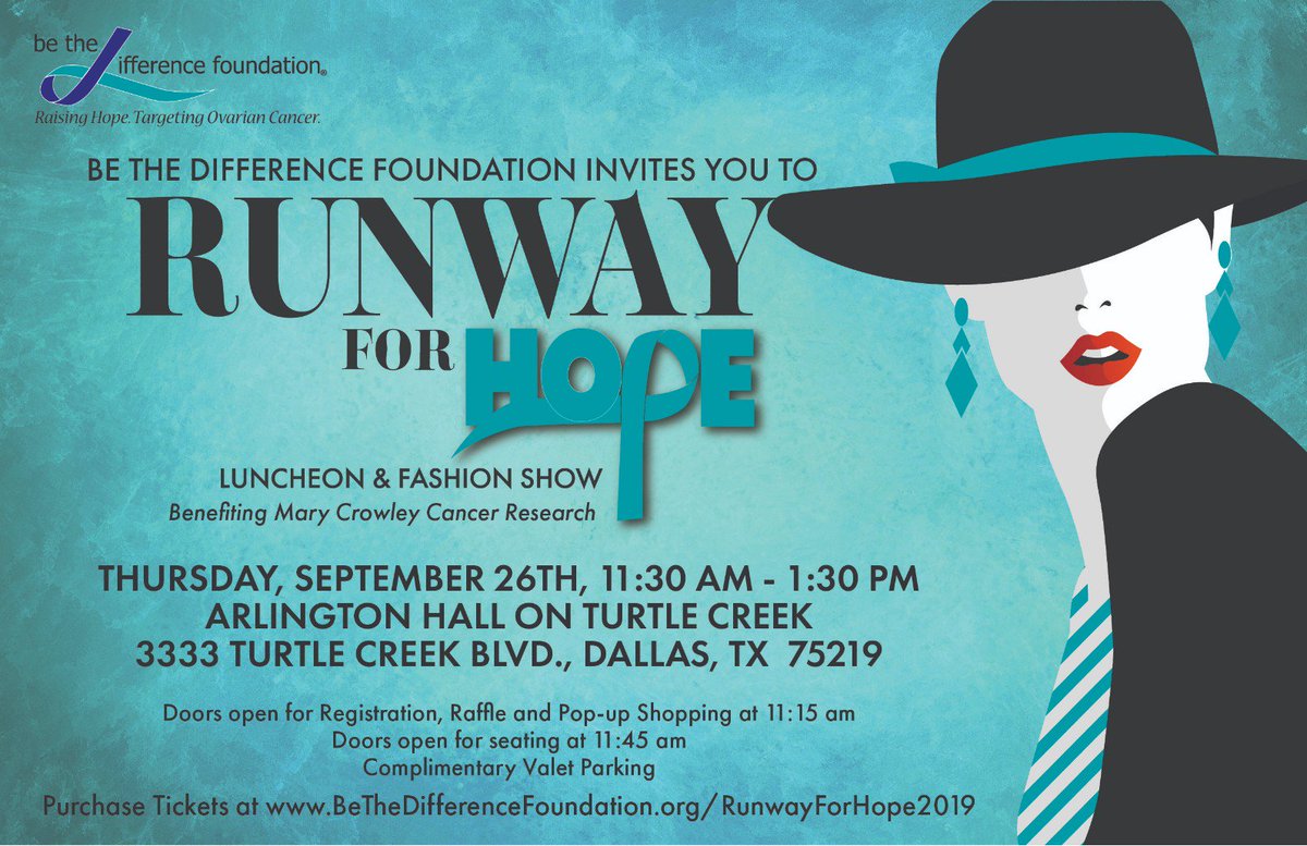 OvarianHope's tweet photo. Join us Thursday, September 26th!
Distinguished guests will join Honorary Chairperson, Elizabeth Gambrell to enjoy an afternoon of entertainment featuring a runway fashion show, lunch and table prizes from Drunk Elephant....plus much more! #RunwayForHope
https://t.co/d7DtQ0jgC1 https://t.co/ROUIZ3vMuB