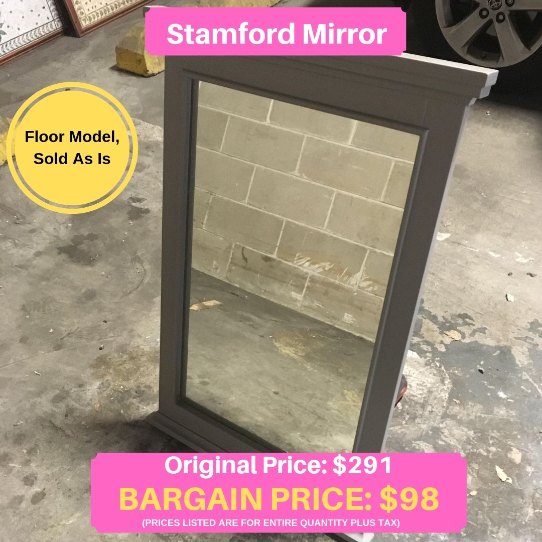 TilesUnlimited's tweet photo. Our Bargains program isn’t always just limited to high quality tile! Sometimes we’ll sell off floor model vanities or mirrors. Check out some of these! 

#TilesUnlimited https://t.co/GnrSiMcvkj