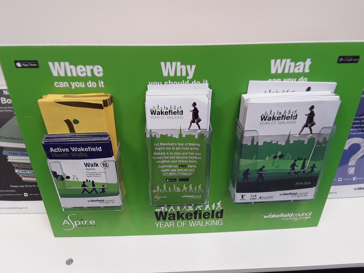 WFlibraries's tweet photo. Pick up #health  #Walks from #NormantonLibrary #yearofwalking #aspire #ramblers #wakefield @MyWakefield #WFWALKS @artwalkwake #buggywalks #shortwalks #storytrails #walkinggroup #mindfulmovers #nordicwalking #healthychoices #healthlylife https://t.co/nIbz2oJB7o