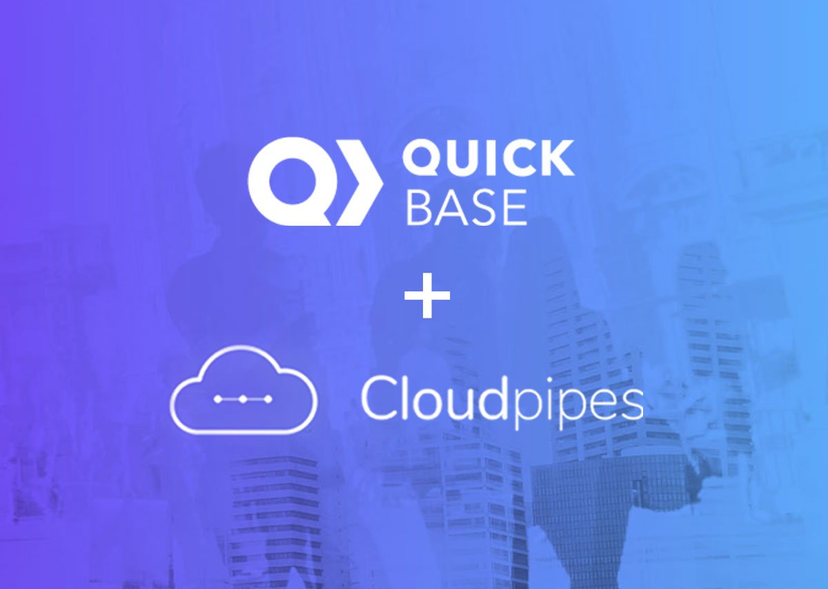 Quickbase's tweet photo. The acquisition of Cloudpipes, a leading cloud-based integration and automation platform, will allow us to deliver the first combined enterprise platform for low-code development, integration and workflow automation.  https://t.co/7Al3eUry1z https://t.co/UD3RW8jFbb