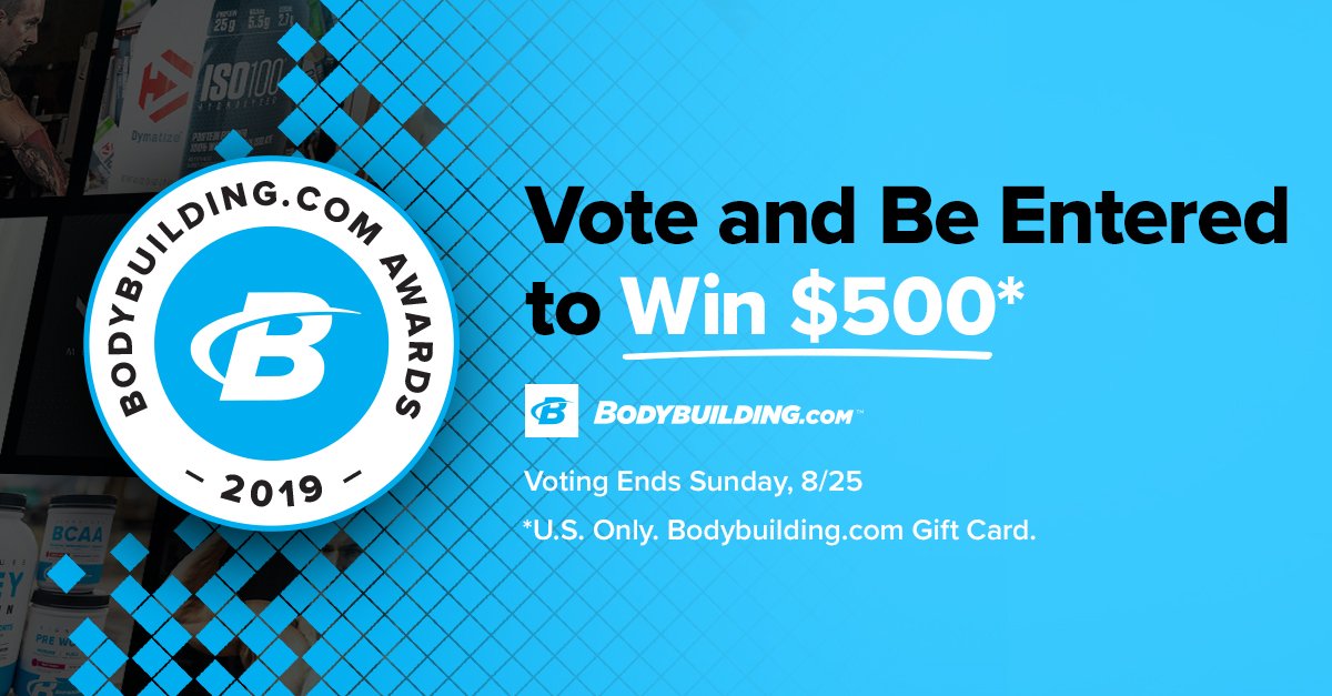 sbeatty84's tweet image. Want a chance to win a $500 @Bodybuildingcom #GiftCard?  Go to goto.bodybuilding.com/Eg0LK and place your vote for the 2019 #bodybuildingdotcom Awards. Please help fellow #TeamBbcom member Rachel Beltz win for best transformation by giving her your vote! #GetStrongerToday #Contest
