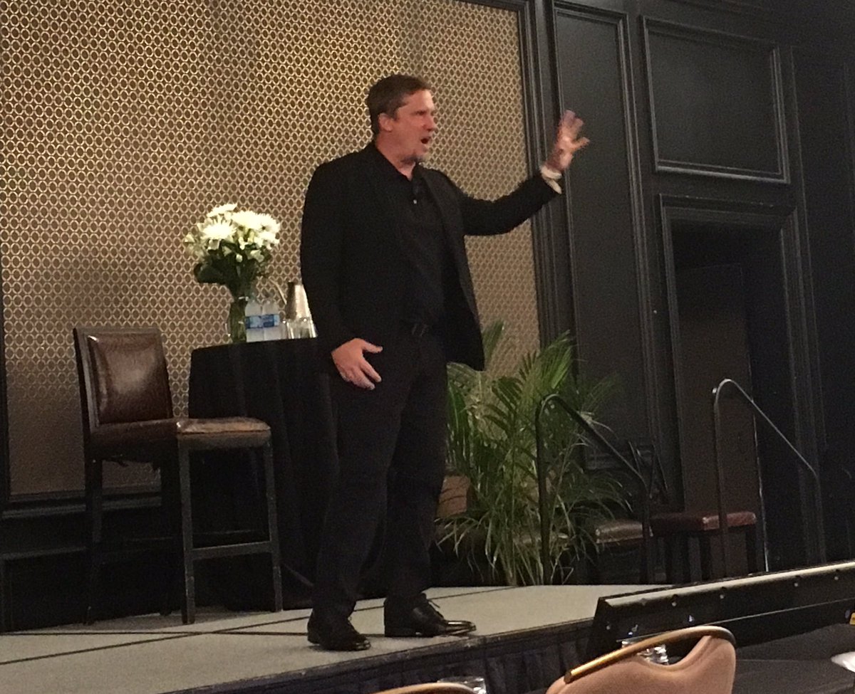 PetePotsosCPA's tweet photo. “Change your day, not your life to stay positively aroused.” ~ @andycore Start by asking yourself why do you do what you do? Great kickoff session at @ThinkPlanGrow #BTCSummit2019 https://t.co/C0qBdj9YAm