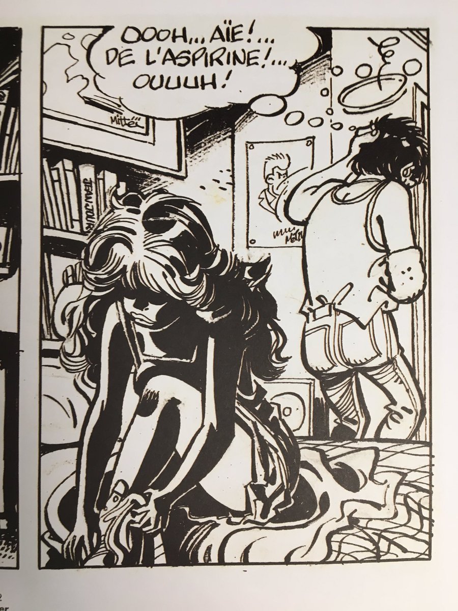 François Walthéry, Natacha, b&amp;w 