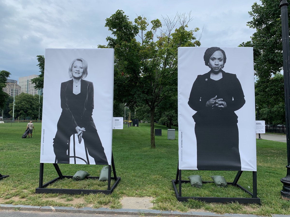 I was once told I wouldn’t be hired to host a show because I was a woman. That day I became #uncornered. Today I'm proud to share my story at Boston Common as part of @CollegeBoundDot's #BostonUncornered photo documentary. Learn more + visit the exhibit: stories.uncornered.org