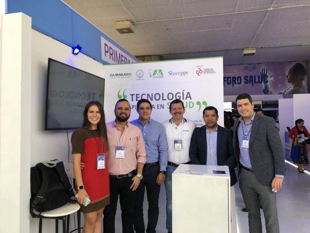 Ricardoarenasm's tweet photo. Empresas TIC de #Santander participando del #5forodeSalud buscamos transformar las industrias e implementar las tecnologías de la información. @Guarumoapps #CreandoSoft @ShareppyFinTech @aiatic 
Gracias al apoyo de @CCBucaramanga   #LoQuePasaEnSantander https://t.co/Xpu6FyIQAs