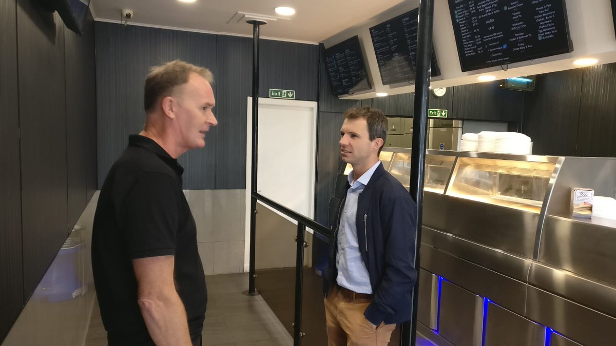 AndrewBowie_MP's tweet image. Really good to visit and catch up with David Low, owner of the award winning @lowstraditional Fish and Chips in Westhill. A brilliant and growing local business who only buy from local suppliers. The original and best take away! 🐟🥔