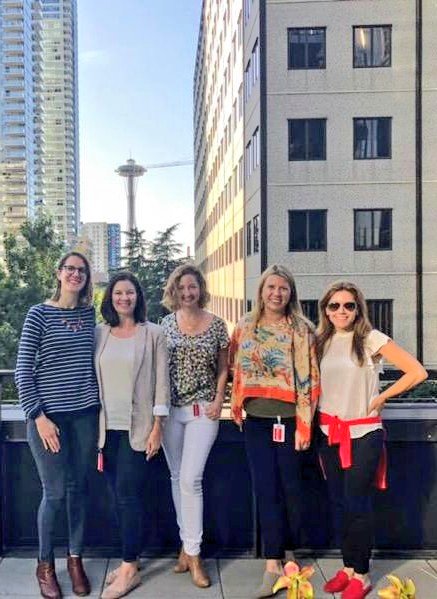 MindaBrusse's tweet photo. Talking about "Angel 101" with Amazonians yesterday! This angelic crew got to share how Seattle Angel Conference is a smart on-ramp and 'learning by doing' experience for newer investors. SAC 16 starts up soon! @nwangelconf @Seattle_Angel #sac16 https://t.co/JC2C3PNMJV