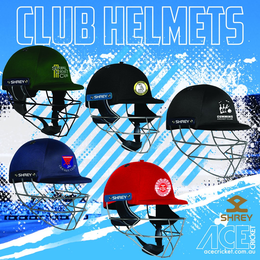 acecricketaus's tweet photo. Cricket Australia approved Helmets for clubs and individuals - https://t.co/0COa0s6kq8 https://t.co/zOS0MDoZhI