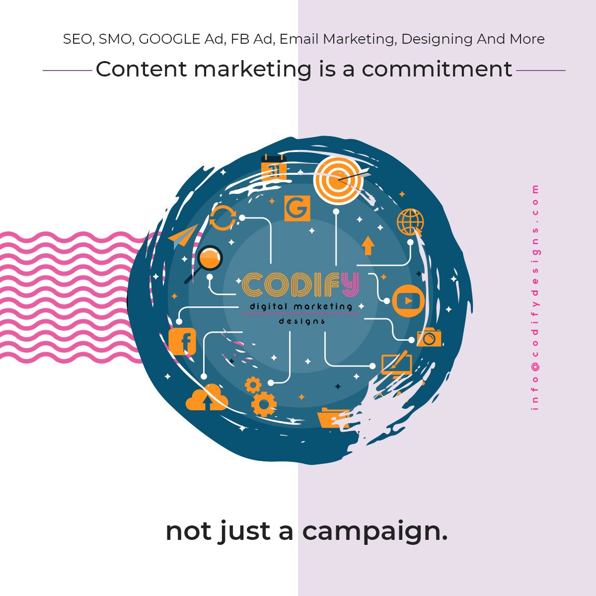 Codify_Designs's tweet image. “The best marketing doesn’t feel like marketing.”
#digitalmarketing #seo #contentmarketing #marketingtips #branding #marketingstrategy