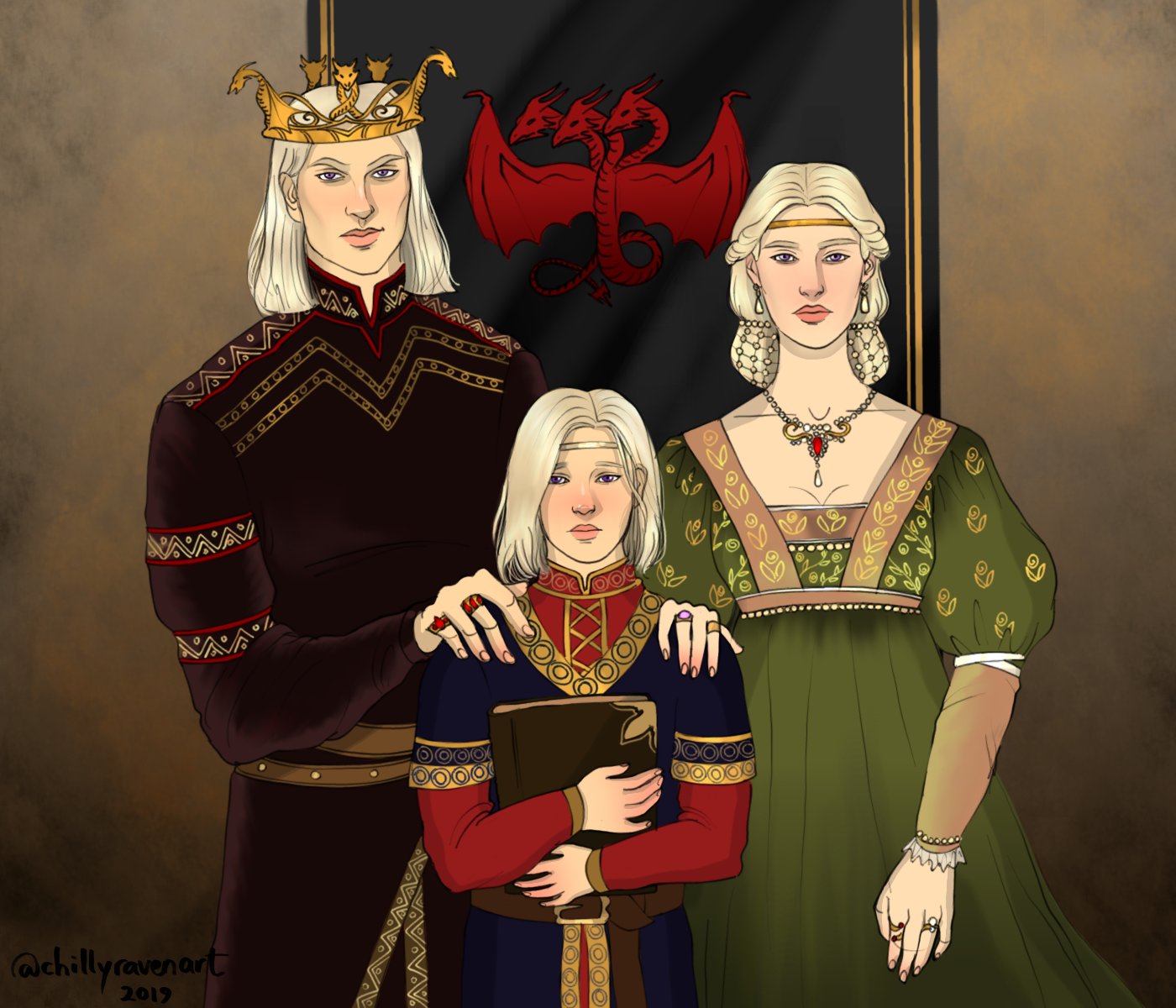 yasmin on Twitter "A family portrait I've been meaning to draw for a