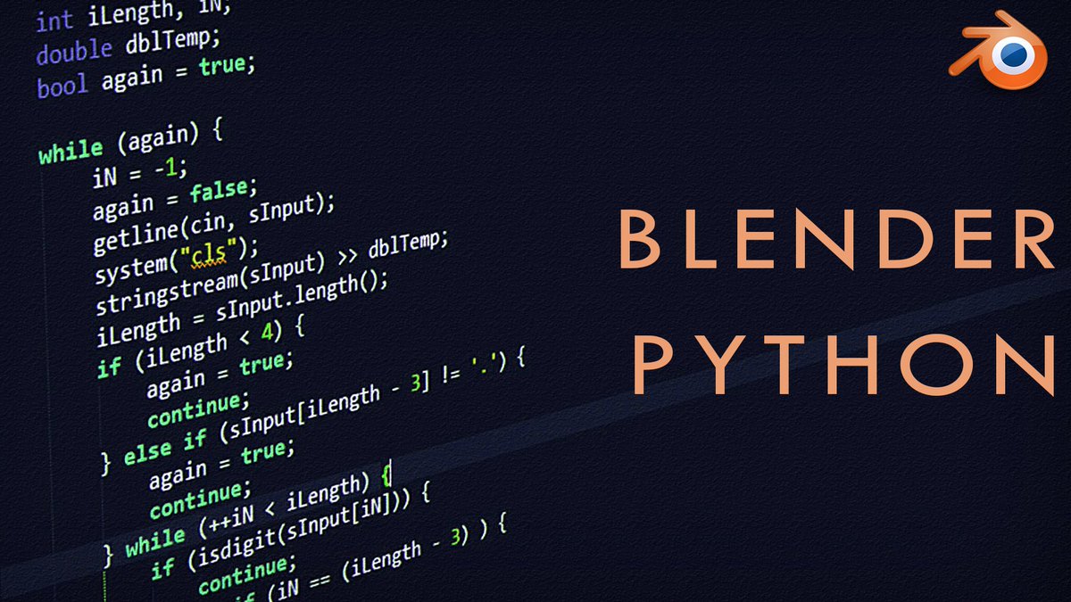 Danny_Mac3D's tweet image. Blender Python for beginners: youtu.be/dnlPidRHs1Q
#b3d #blender28