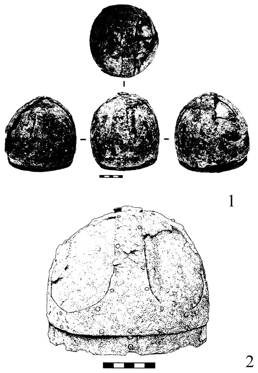 There are only three other Baldenheims from this period. Two are fragments only, from the Pontic steppes, one of which is housed in the state museum in Moscow. The only near-complete one is the Tsaritsyno 2 helmet.