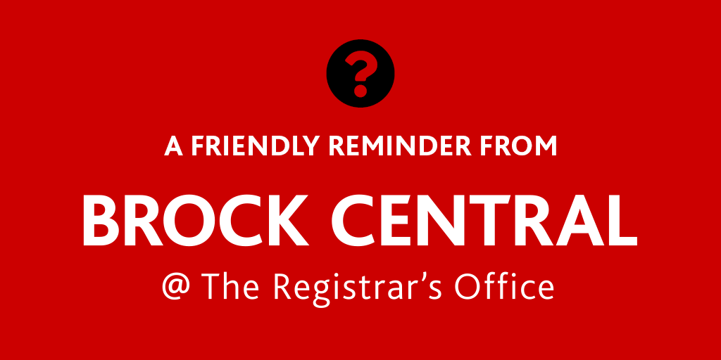 BrockUniversity's tweet photo. #BrockU's Registrar’s Office will be closed on Friday, Aug. 16 to allow for staff to attend professional development training. Normal operations will resume Monday, Aug. 19 at 8:30 a.m. Learn more at https://t.co/SzpjDzUaDO. https://t.co/iUo2UAoOI9