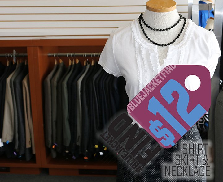 BlueJacketInc's tweet image. Our #BlueJacketFinds for the week of August 12. 😱 Come on out to our Coldwater or South Calhoun locations 🚗 to see what you can find. We make thrift look good! 😎