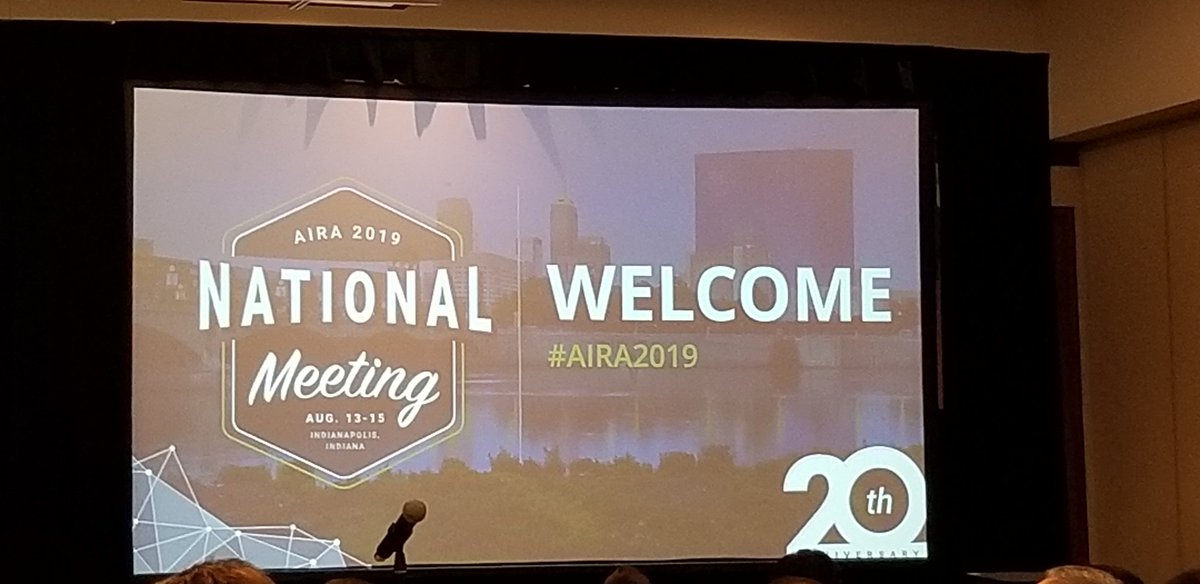baltstadter's tweet photo. #AIRA2019 is getting off to a great start this morning in Indianapolis. https://t.co/JVCFuNm6Tl