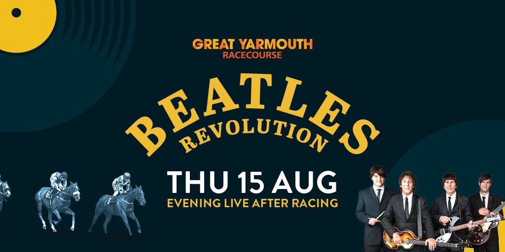 GTYarmouthRaces's tweet photo. 76 horses declared to run at the Beatles Tribute Racenight on Thursday! 🏇😍

Purchase in advance to save money from on the gate, click here 👇

https://t.co/4KStcb6fbz https://t.co/hrvcbeIqic