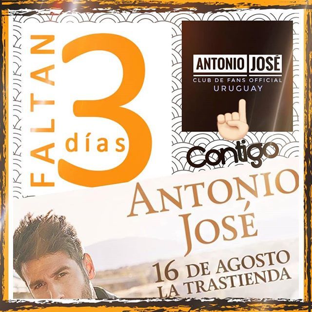 En sólo 3 días disfrutaremos de un show único.

@antoniojoseofficial se presenta en @latrastiendaoficial 😍

<a href="/umargentina/">Universal Music Argentina</a> <a href="/umuruguay/">Universal Music Uruguay</a> <a href="/universalspain/">UniversalMusicSpain</a> ift.tt/2KGS6ZQ