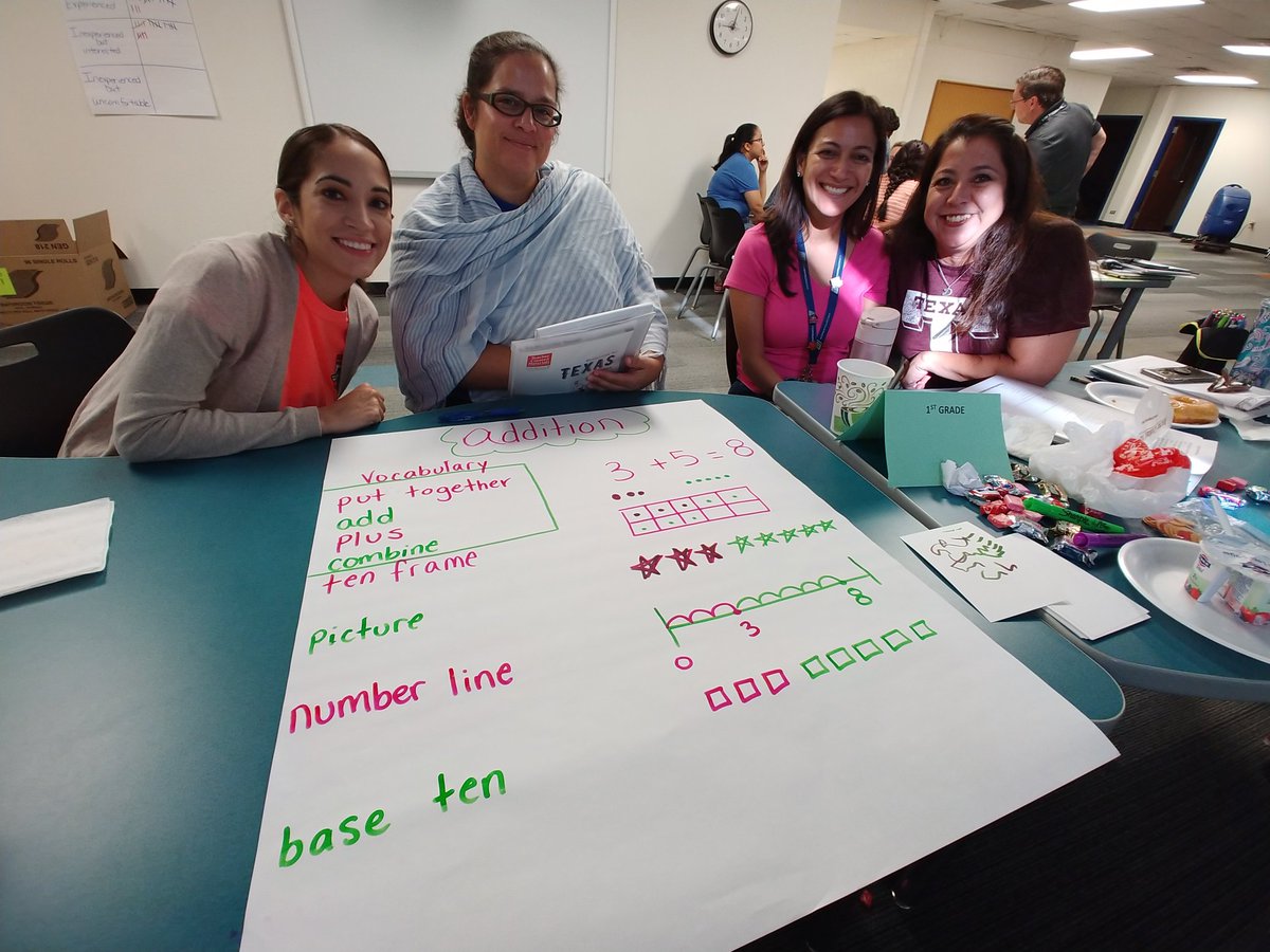 ELDOMath's tweet photo. Loving today's math training! Lot's of energy, excitement, and learning at El Dorado!  @NEISD_MATH @NEISDCurriculum @NEISD @Amber_TCM https://t.co/08T7cN1KtY