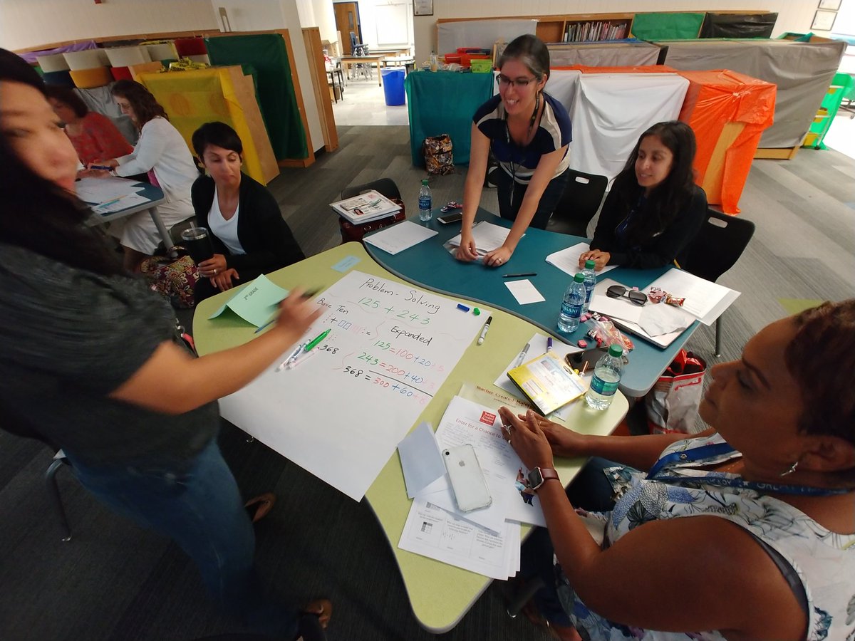 ELDOMath's tweet photo. Loving today's math training! Lot's of energy, excitement, and learning at El Dorado!  @NEISD_MATH @NEISDCurriculum @NEISD @Amber_TCM https://t.co/08T7cN1KtY
